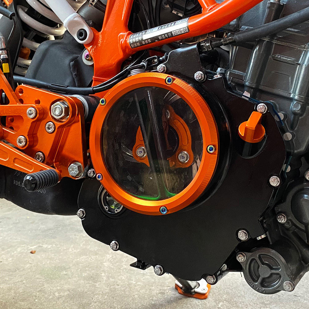 clear clutch cover for ktm duke 390