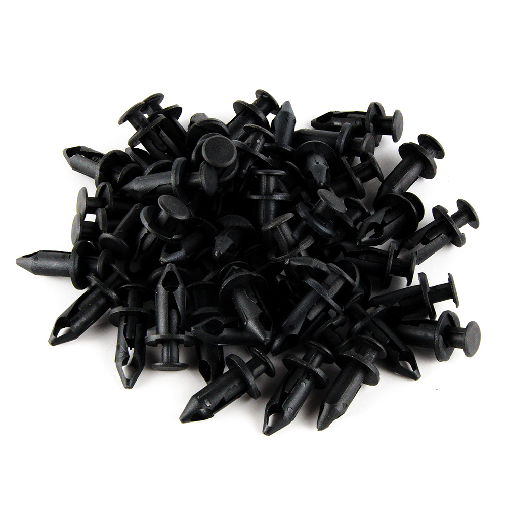 100x Fender Rivets Body Clips Push Fastener Pin For Ford Replace F3LY-14570-B