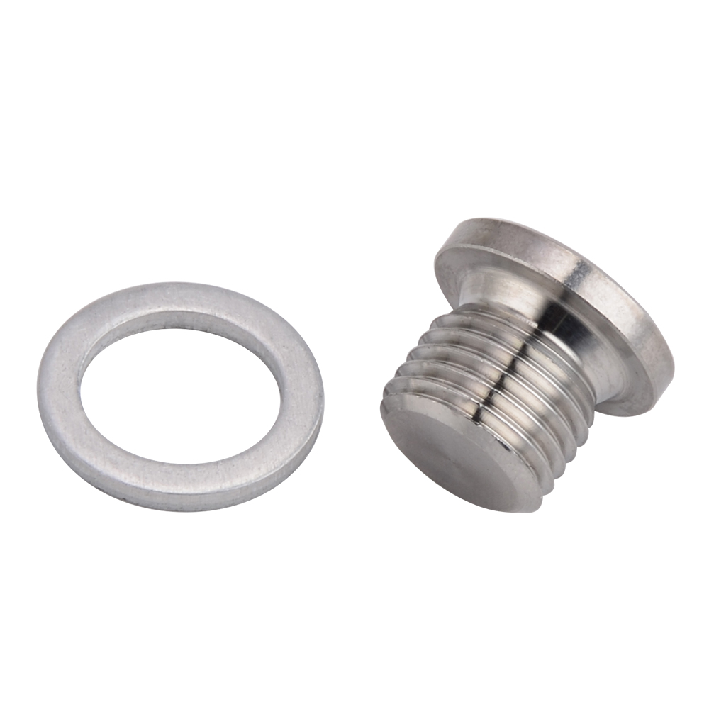 For Audi Q5 Q7 RS4 Engine Oil Drain Pan Flush Plug Screw w// Washer M14 x 1.5