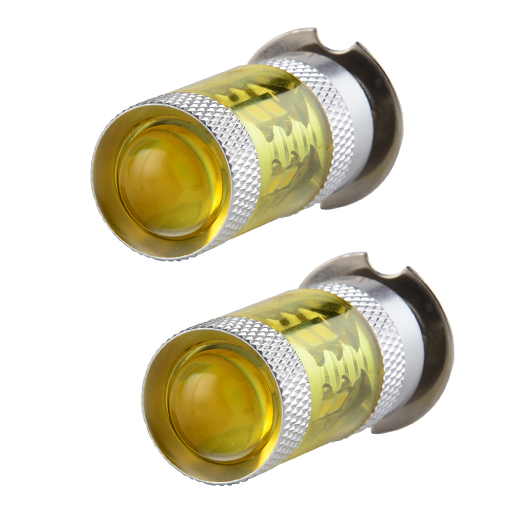 2x H3 80W 3000K Yellow LED Fog Driving Lights DRL Bulbs For Audi A6 TT Quattro