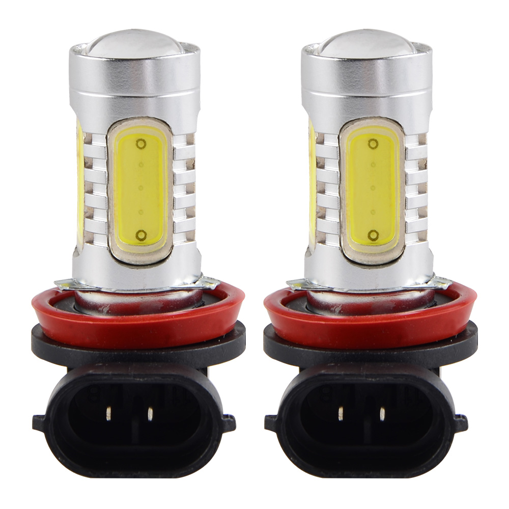 Bright Error Free H11 LED Projector FogLight Bulbs Fits For BMW E90 325