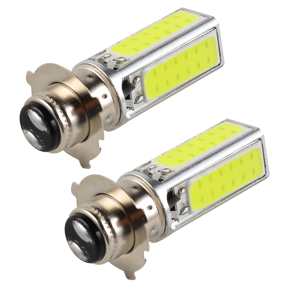 LED Headlight Bulbs White For Honda TRX200SX 1986-1988 TRX250 FourTrax 85 86 87