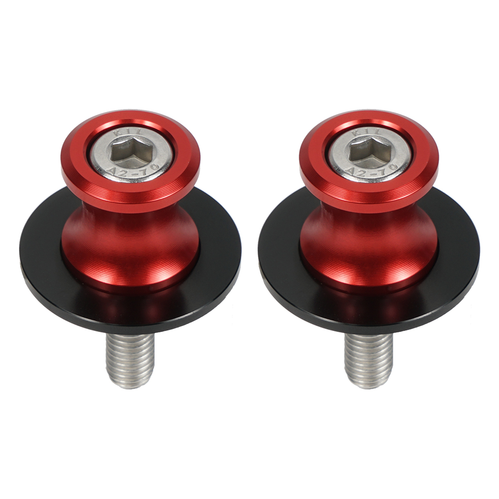 Pair Rear Stand Swingarm Spools For Kawasaki Z800 Z900 Z1000 ZX-6R