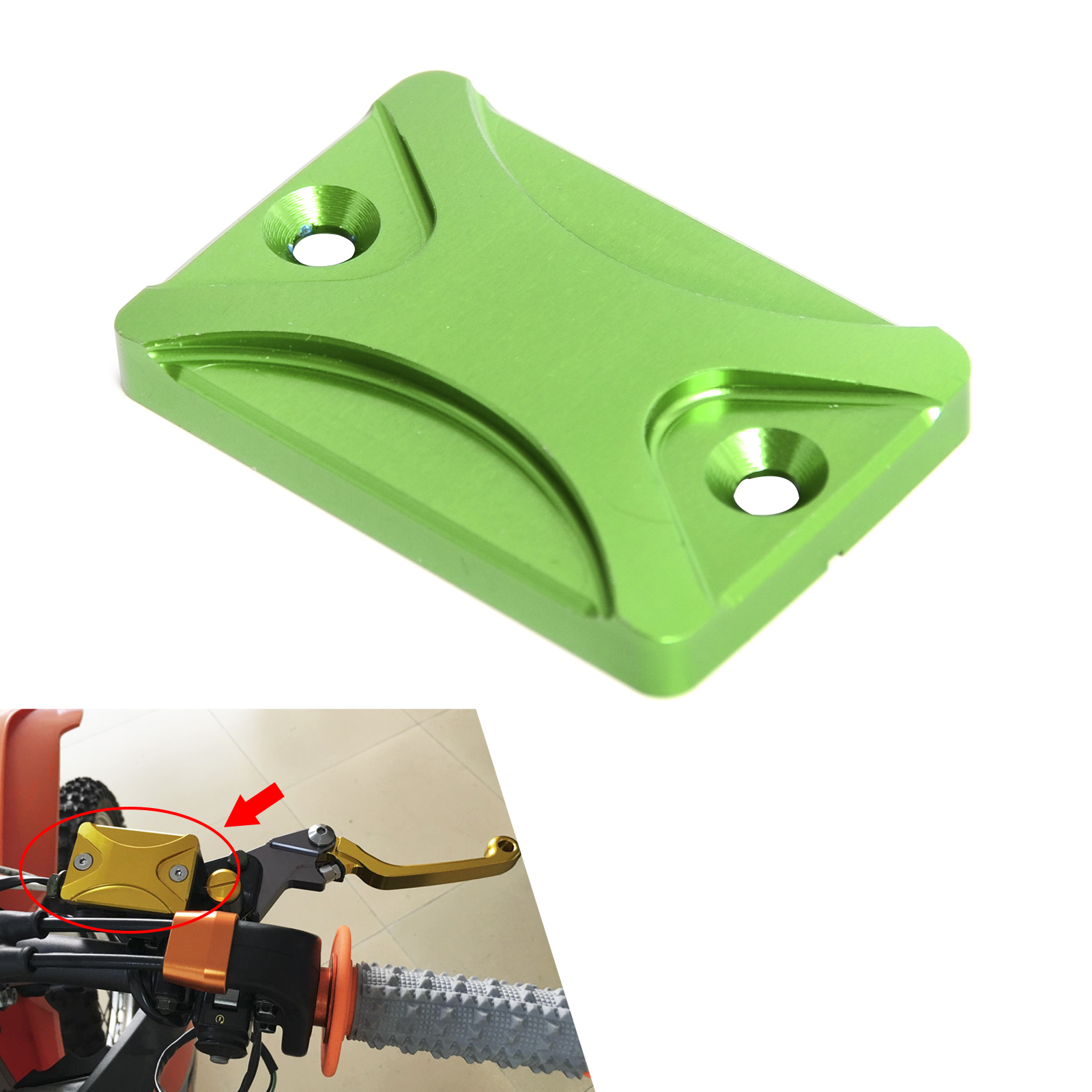 ANODIZED RED FRONT BRAKE MASTER CYLINDER COVER FOR SUZUKI LTZ 400 LTZ400 Z400